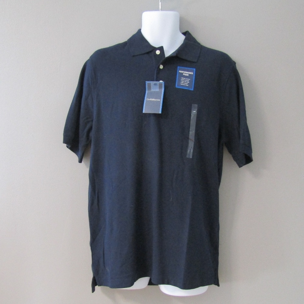 NEW Croft & Barrow Performance Pique Polo Shirt M